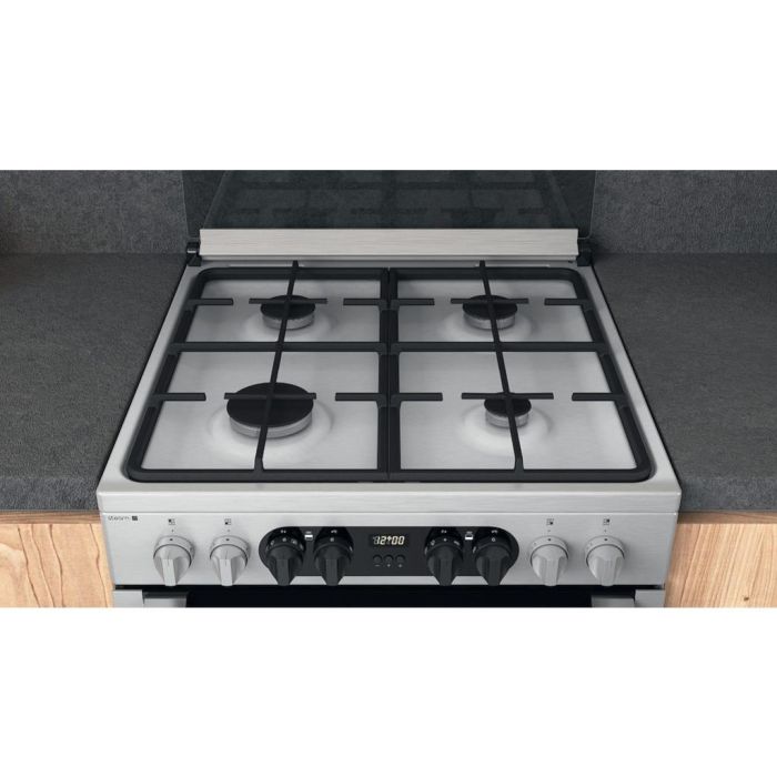 Hotpoint HD67G8CCX Dual Fuel Cooker