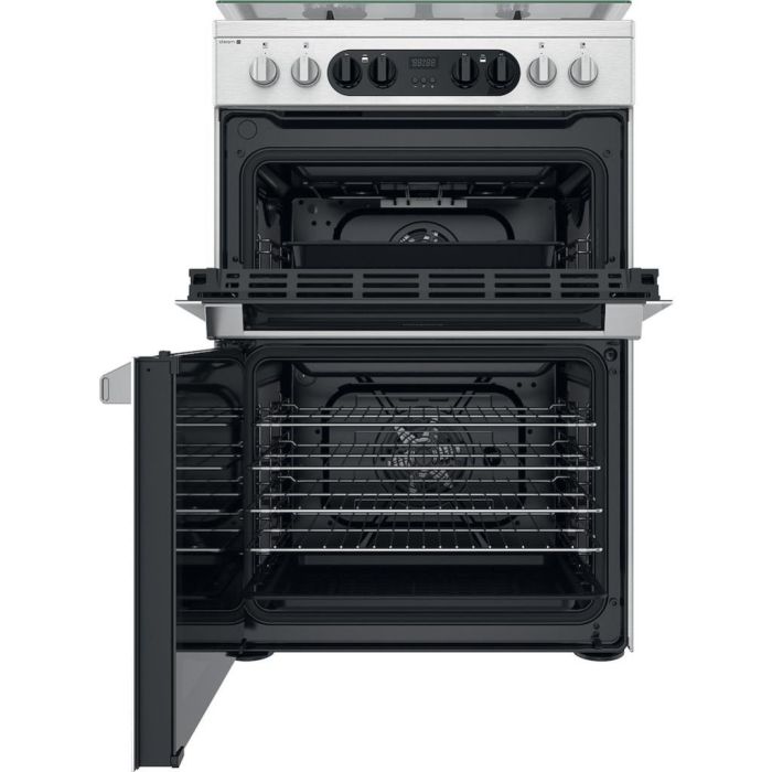 Hotpoint HD67G8CCX Dual Fuel Cooker