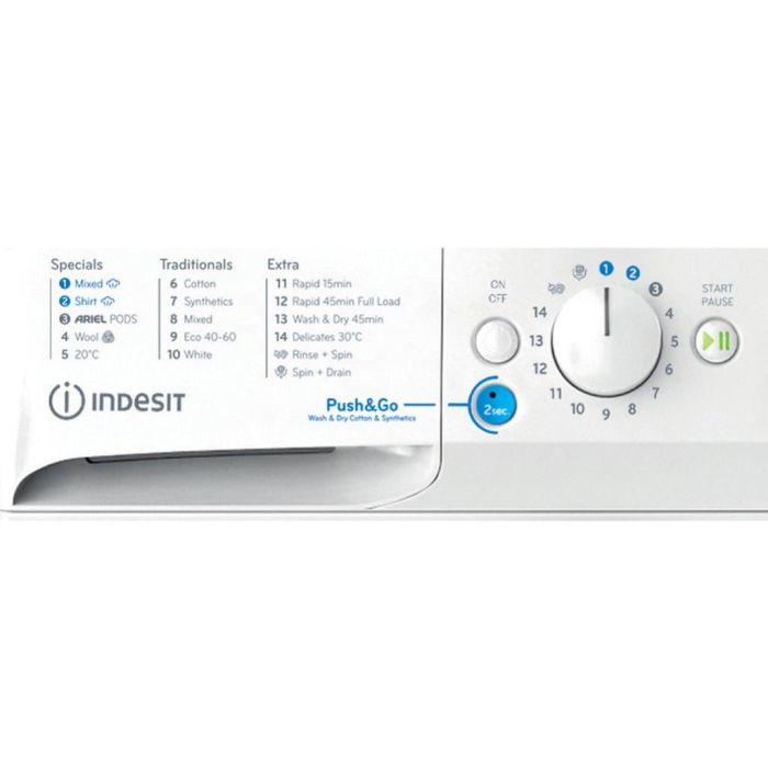 Indesit BDE 107436 WV UK Freestanding 10+7kg Washer Dryer - White