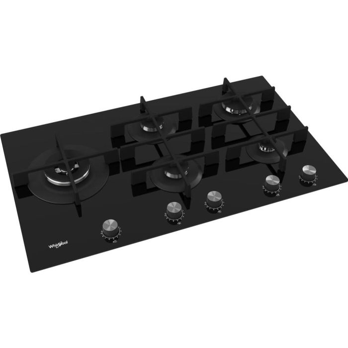 Whirlpool GOWL 958/NB W Collection Gas Hob 5 Burners 90cm - Black