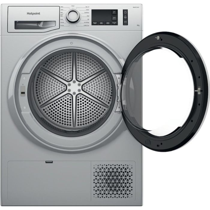 Hotpoint NT M11 92SSK UK Freestanding 9kg Heat Pump Tumble Dryer - Silver