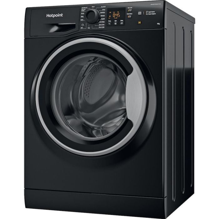 Hotpoint NSWF 946 BS UK Anti-Stain 8kg 1400rpm Washing Machine - Black