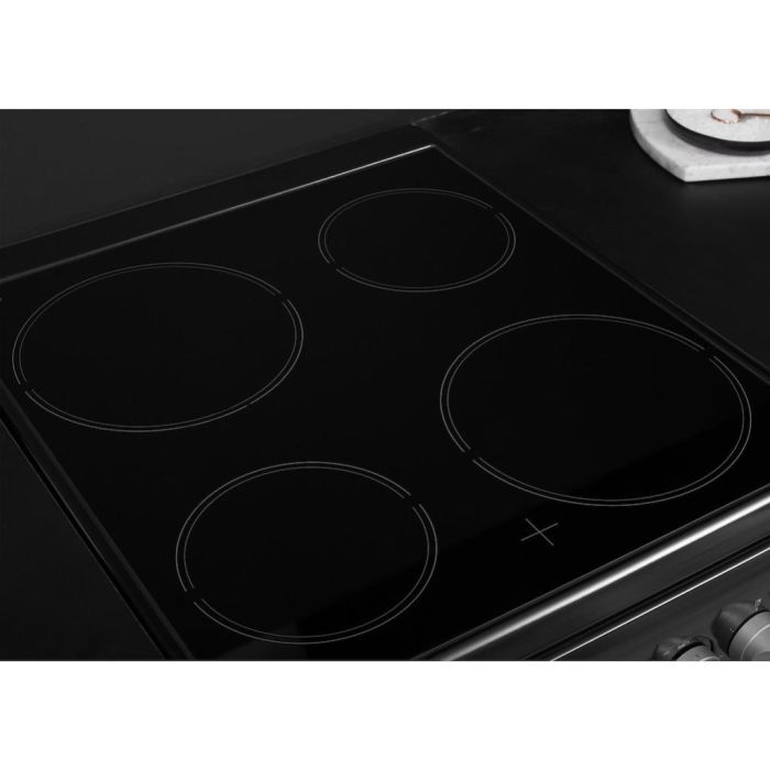 Hotpoint HD5V93CCB/UK Electric Freestanding 50cm Double Cooker - Black