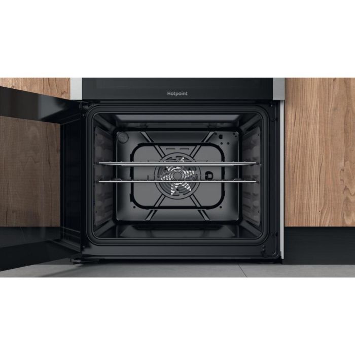 Hotpoint HDM67G9C2CX/U Electric Dual Fuel Double Cooker - Inox