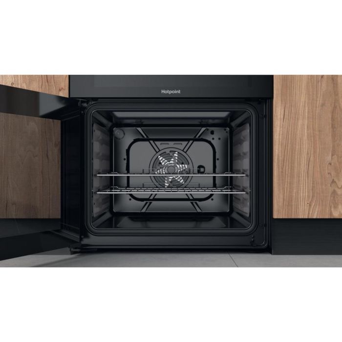 Hotpoint HDM67V9HCB/U Electric Double Cooker - Black