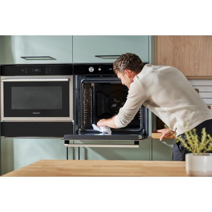 Hotpoint MP 676 IX H Built-In Microwave - Stainless Steel
