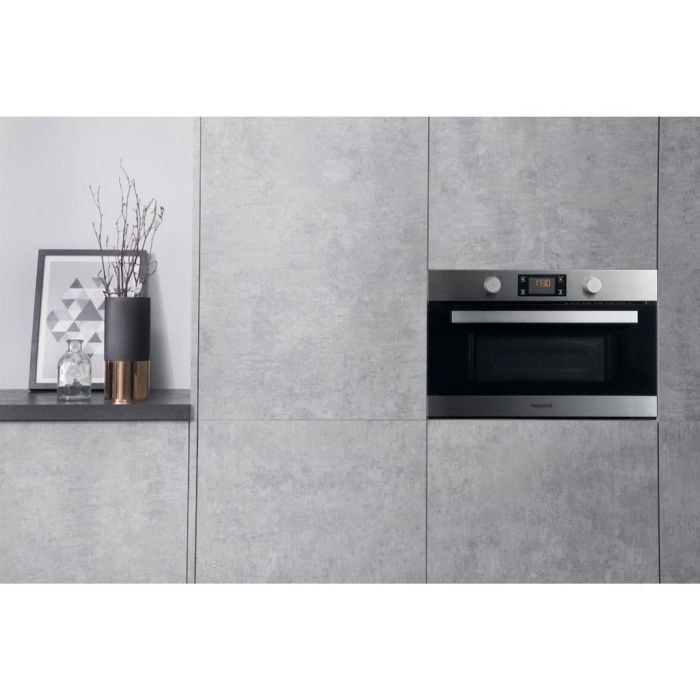 Hotpoint MD 344 IX H Built-In Microwave - Stainless Steel