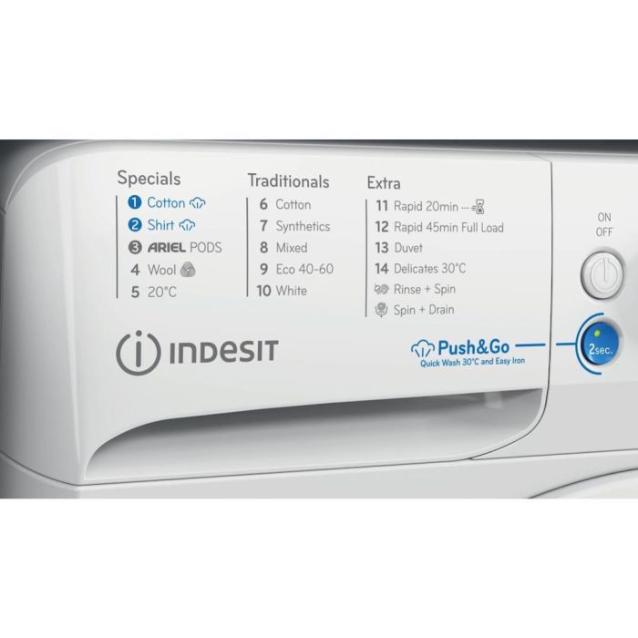 Indesit BWE 111496X WV UK 11kg 1400rpm Freestanding Washing Machine - White
