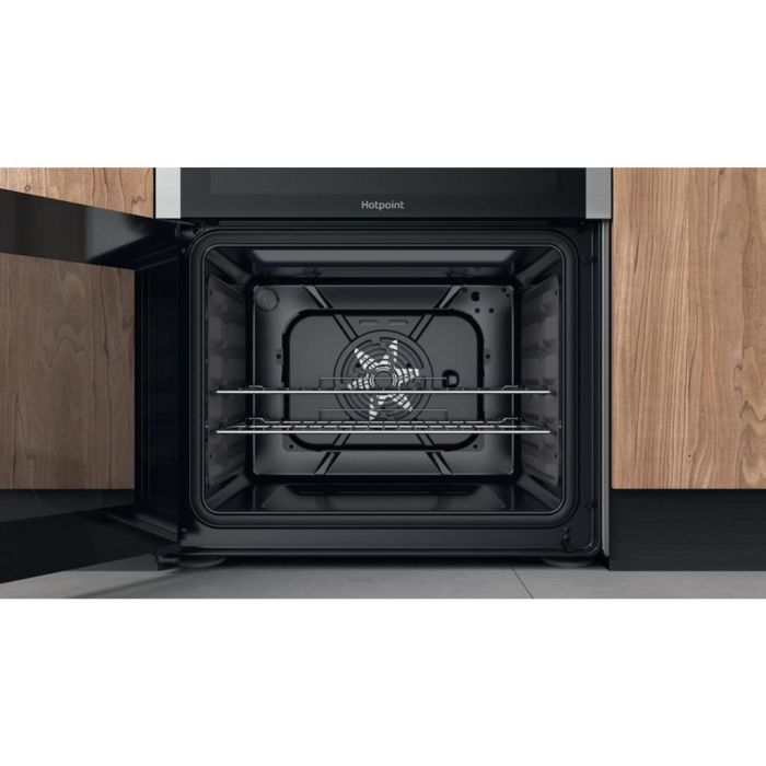 Hotpoint HDM67I9H2CX/UK Double Cooker - Inox