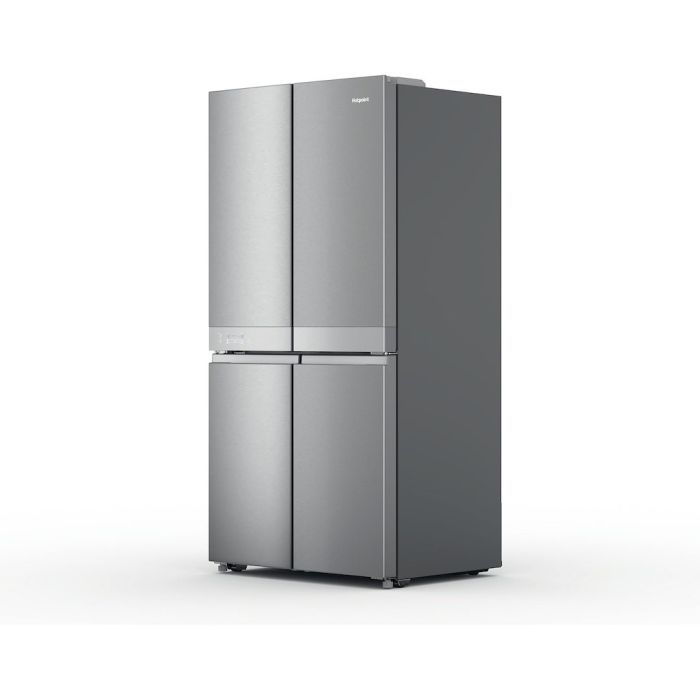 Hotpoint HQ9B2LG 4-Door American Fridge Freezer - Stainless Steel
