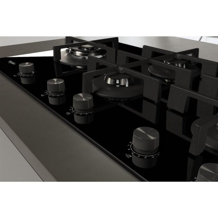 Whirlpool GOWL 958/NB W Collection Gas Hob 5 Burners 90cm - Black