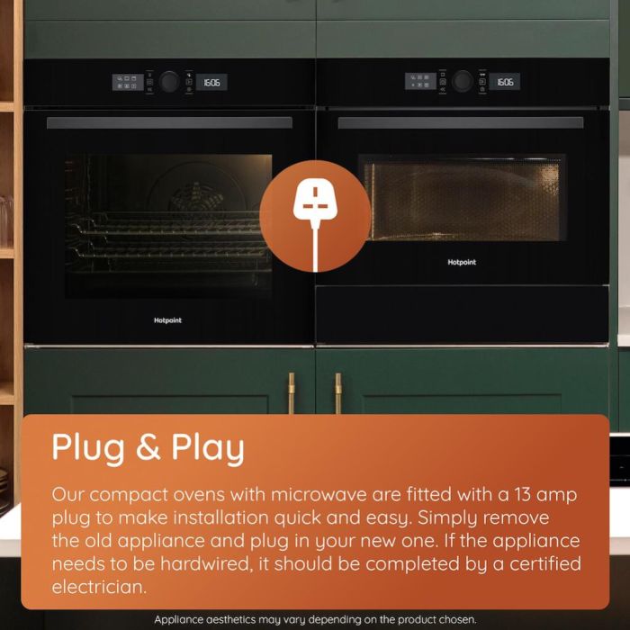 Hotpoint HMW47HMXUK Built-In Microwave with Grill