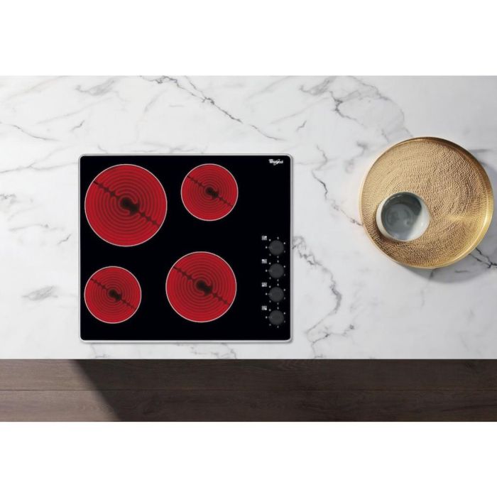 Whirlpool AKM 609 IX Ceramic Hob 4 Zones 60cm - Black