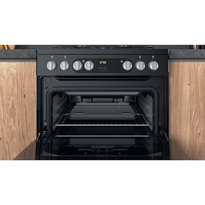 Hotpoint HDM67G9C2CB/UK Double Cooker - Black