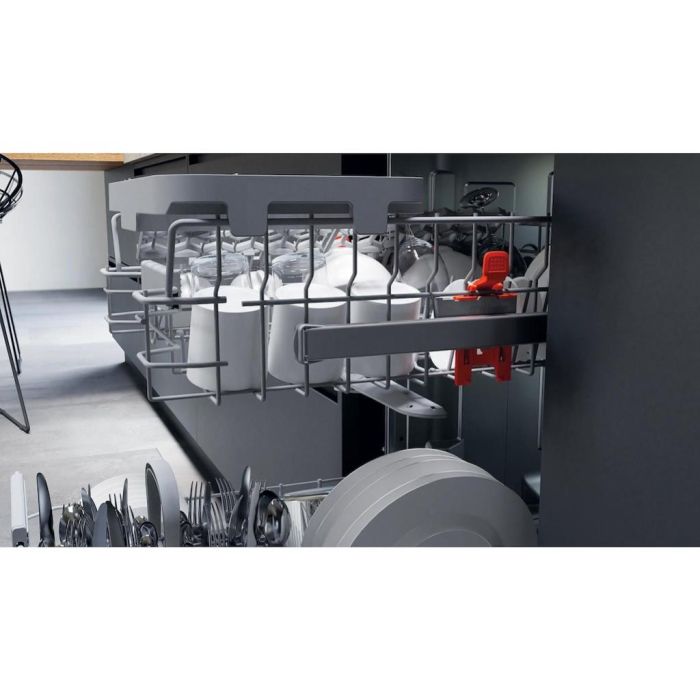 Hotpoint HI9C 3M19 C S UK Slimline Integrated Dishwasher - Silver