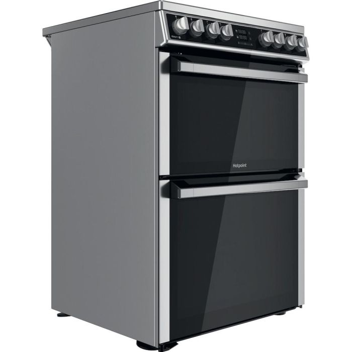 Hotpoint HDM67V8D2CX/UK Electric Double Cooker - Inox