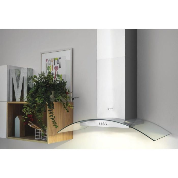 Indesit IHGC 6.5 LM X Cooker Hood - Stainless Steel