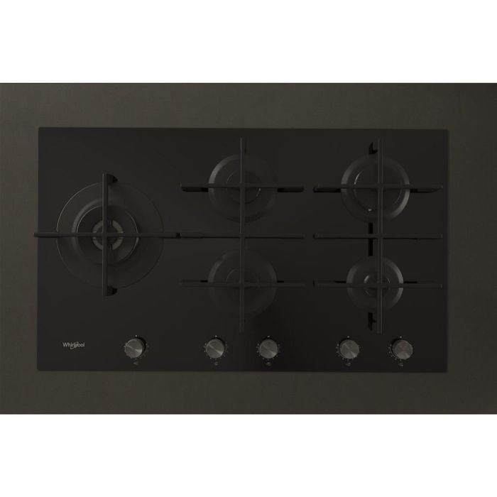 Whirlpool GOWL 958/NB W Collection Gas Hob 5 Burners 90cm - Black