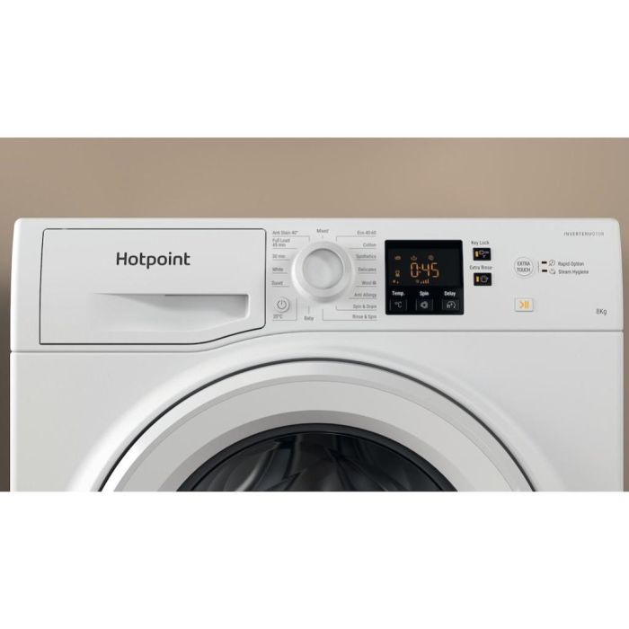 Hotpoint NSWF 846 W UK Anti-Stain 8kg 1400rpm Washing Machine - White