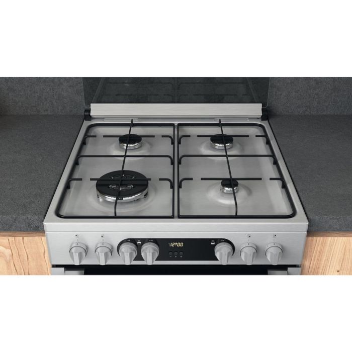 Hotpoint HDM67G9C2CX/U Electric Dual Fuel Double Cooker - Inox