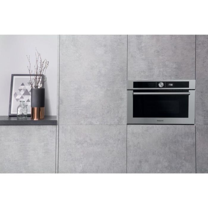 Hotpoint MD 454 IX H Built-In Microwave - Stainless Steel
