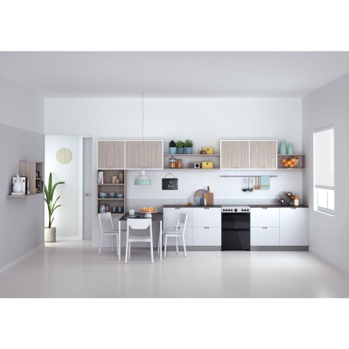 Indesit ID67V9HCX/UK Double Cooker - inox