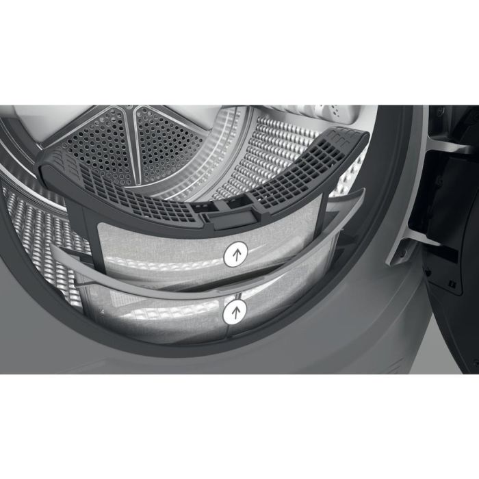 Hotpoint H8 D94SB UK Freestanding 9kg Heat Pump Tumble Dryer - Silver