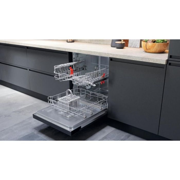 Hotpoint H3B L626 X UK Semi-Integrated Dishwasher - Inox