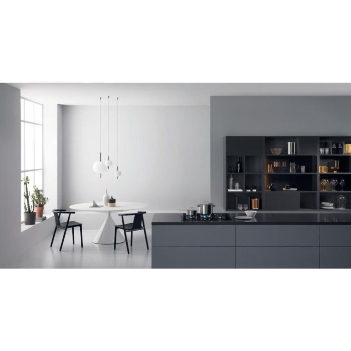 Whirlpool GOWL 758/NB W Collection Hob 5 Burners Gas on Glass 75cm - Black