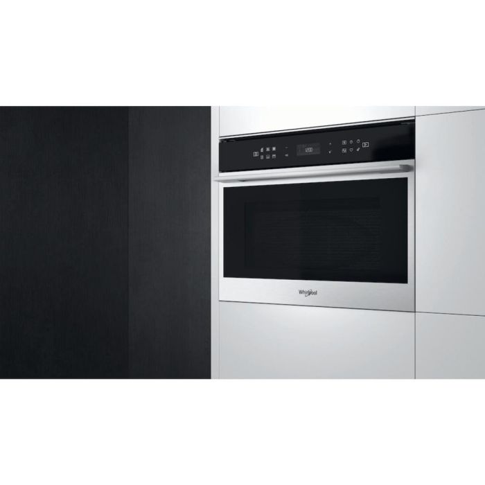 Whirlpool W7 MW461 UK W Collection Built-In Microwave Oven - Stainless Steel