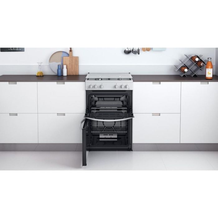 Indesit ID67G0MCW/UK Double Cooker - White