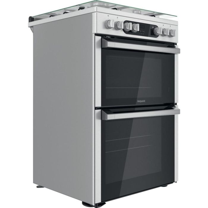 Hotpoint HDM67G9C2CX/U Electric Dual Fuel Double Cooker - Inox