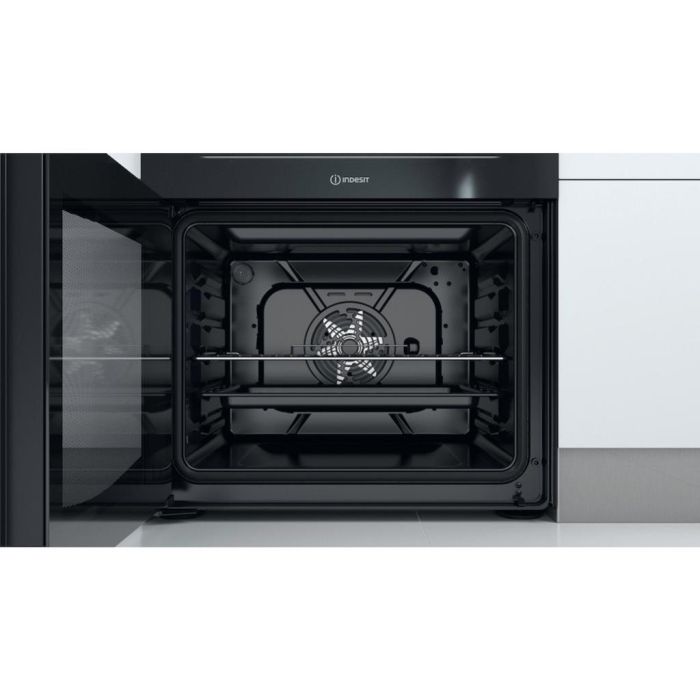 Indesit ID67V9KMB/UK Double Cooker - Black