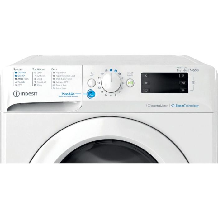 Indesit BDE 96436 WV UK Freestanding 9+6kg Washer Dryer - White