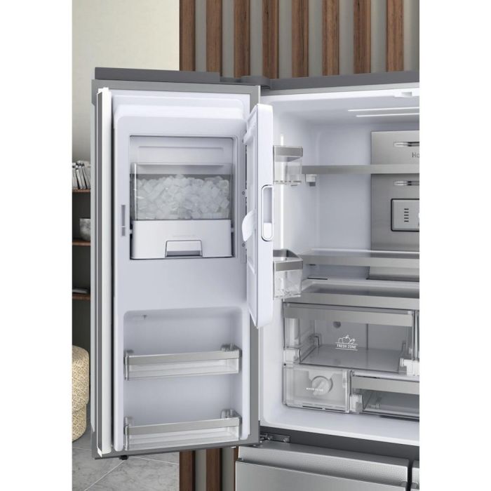 Hotpoint HQ9I MO1L UK Active 4 Door Fridge Freezer - Stainless Steel