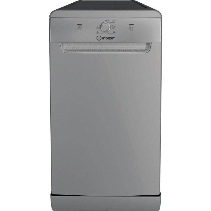 Indesit IN2FE10CS90SUK Freestanding 45cm Slimline Dishwasher with 10 Place Settings - Silver