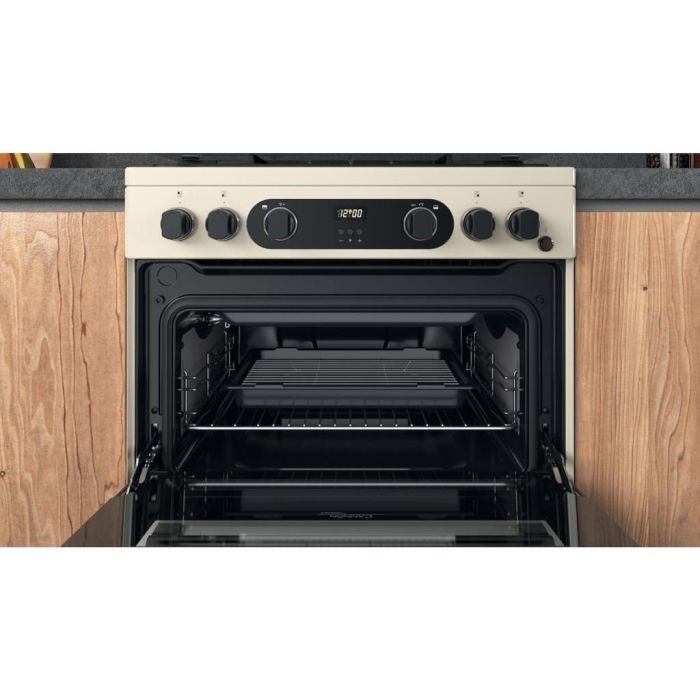 Hotpoint CD67G0C2CJ/UK Gas Cooker 60cm Double Oven - Jasmine