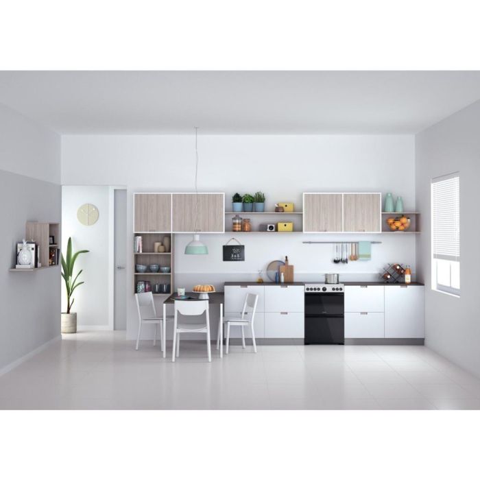 Indesit ID67V9HCX/UK Double Cooker - inox