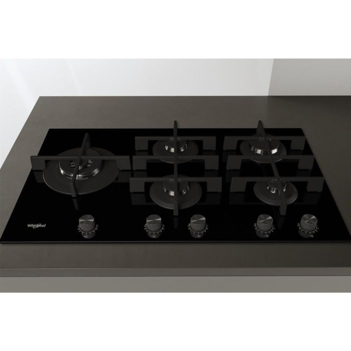 Whirlpool GOWL 958/NB W Collection Gas Hob 5 Burners 90cm - Black