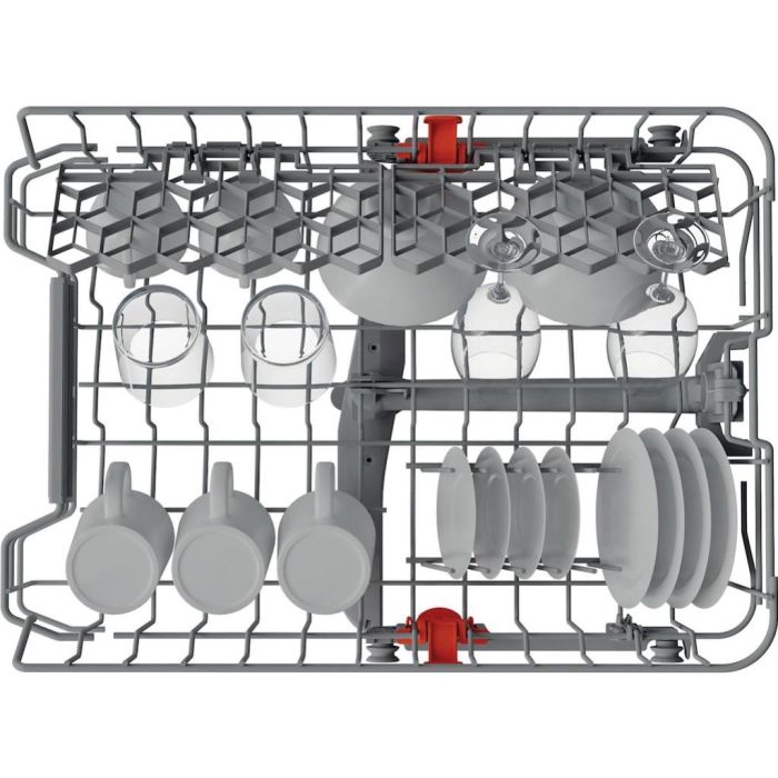 Hotpoint HI9C 3M19 C S UK Slimline Integrated Dishwasher - Silver