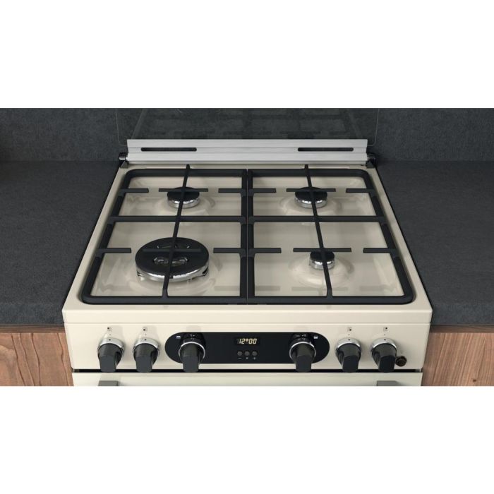 Hotpoint CD67G0C2CJ/UK Gas Cooker 60cm Double Oven - Jasmine