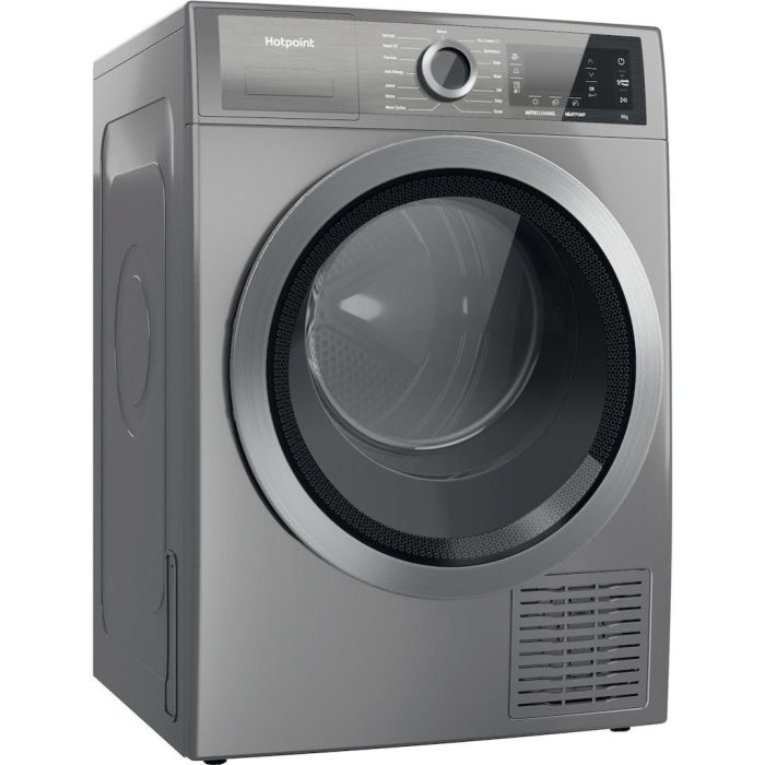 Hotpoint H8 D94SB UK Freestanding 9kg Heat Pump Tumble Dryer - Silver