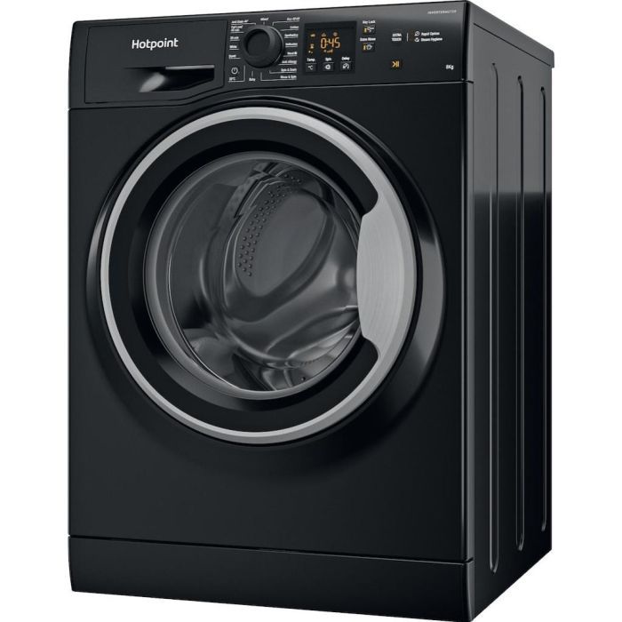 Hotpoint NSWM 864C BS UK N Black 8kg Freestanding Washing Machine