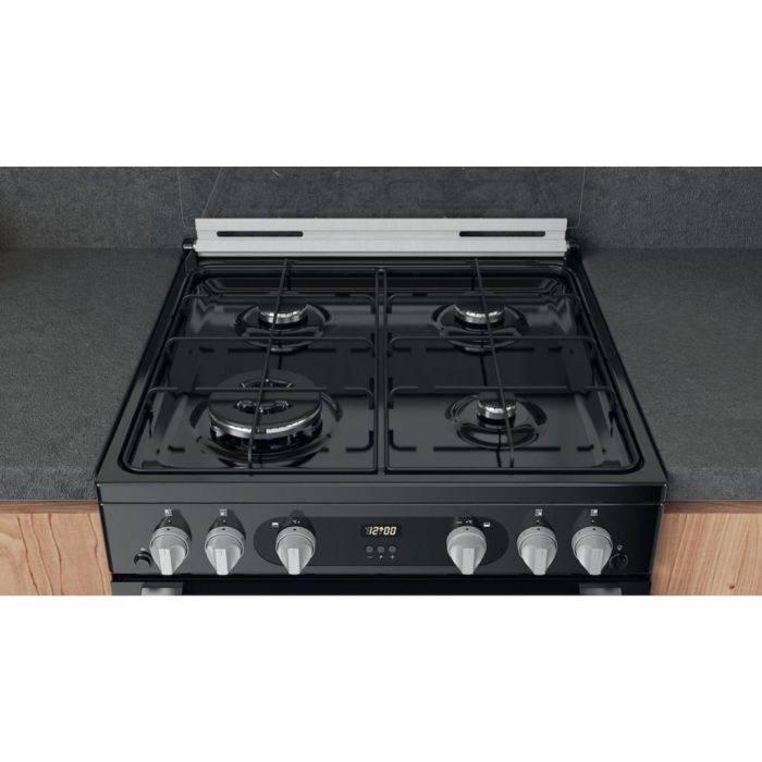 Hotpoint HDM67G0C2CB/UK Double Gas Cooker - Black