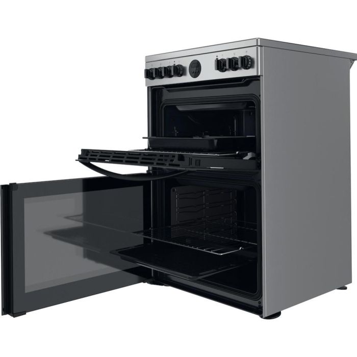Indesit ID67V9HCX/UK Double Cooker - inox