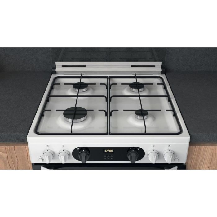 Hotpoint HDM67G0CCW/UK Double Cooker - White
