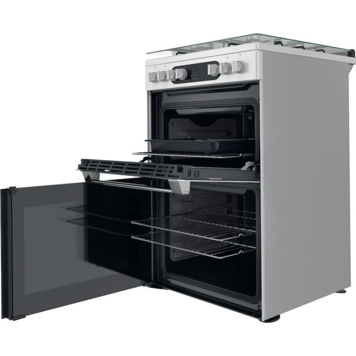 Hotpoint HDM67G9C2CX/U Electric Dual Fuel Double Cooker - Inox