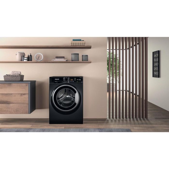 Hotpoint NSWM 1046 BS UK Anti-Stain 10kg 1400rpm Washing Machine - Black