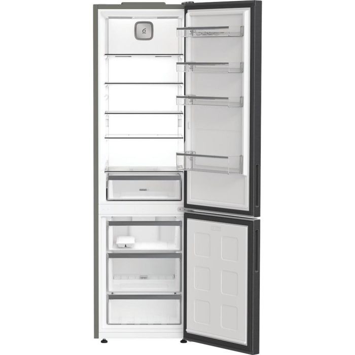 Whirlpool WHK 26403 XBR6UK Dual No Frost 70/30 Fridge Freezer with Fresh Lock - Dark Inox