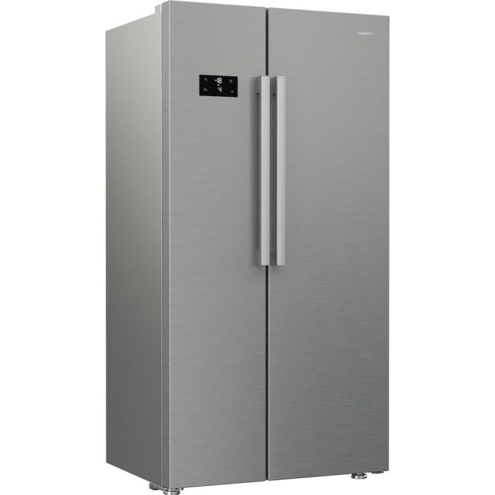 Hotpoint HPG26592XP4UKWR Freestanding American Fridge Freezer with EvenFlow - Inox